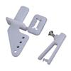 12 Sets Medium Lock On Nylon Control Horn and Clevis 21mm Set Rudder Servo Ailerons Elevators Compatible with RC Fixed Wing Airplane view 3