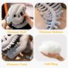 Dinosaur Skeleton Plush Costume, Wearable Dinosaur Skeleton Spinosaurus Plush Dino Outfit, 3D Skull Headpiece (29.5in) view 4