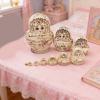 Handcrafts Cultural Art Russian Dolls Wooden Nesting Doll Stacking Toy Pen Holder for Adult Collectors and Enthusiasts Matryoshka Dolls view 3