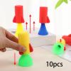 HYLQGMI 10x Spring Launchers Bouncy Toys Popper Toys for Boys and Girls EVA view 4