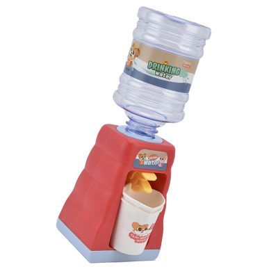 RASTKY Water Dispenser Cute Mini Simulation Toy for Kids Kitchen Play, with Light and Sound Effects, Plastic Material (#1)