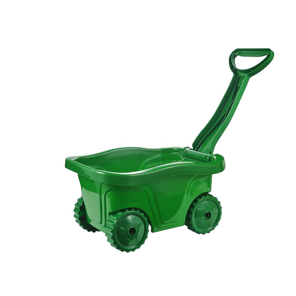 Ideal Present for Little Gardeners Pull Cart Gardening Set for Females Fun in Garden Beach Snow Epochs 2 to 4 Screen Complimentary Toy