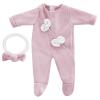 12 inch Doll Clothes and Accessories for 10 11 12 inch Dolls, 4-Packs Reborn Doll Clothes Outfit with Headband Hat Socks (Not Include Doll) view 4