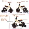 FVOJZQGD 3 in 1 Balance Bike and Bicycle with Training Wheels, Adjustable Seat, Convertible Tricycle for Toddlers and Kids 1-3 Years, Boys Girls view 2