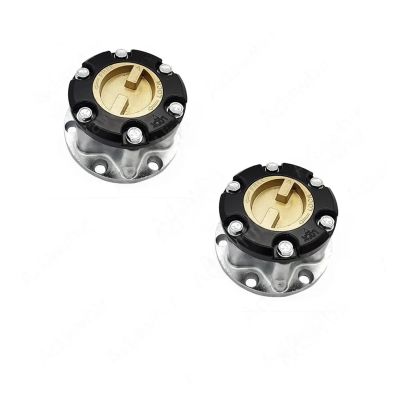 2pcs Manual Wheel Locking Hub Compatible with Suzuki Samurai 410 413 Sidekick X90 Vitara B039 43810-60A00 4381060A00(Yellow)