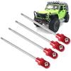 RC GTX Steel Shock Shaft Rod Ends TRAXXA 1/5 X MAXX Truck Accessories Upgraded (Red) view 2