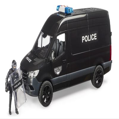 Bruder 02685 Mercedes-Benz Sprinter Police Special Forces with Police Figure
