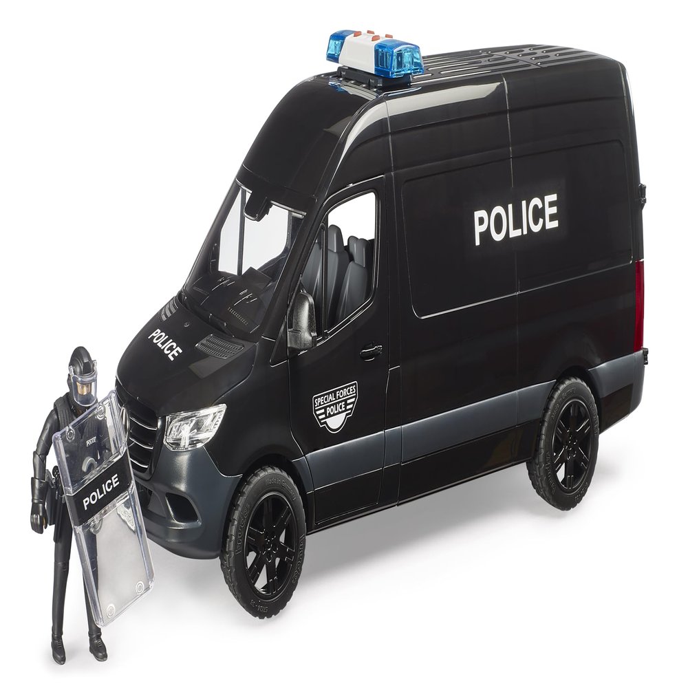Bruder 02685 Mercedes-Benz Sprinter Police Special Forces with Police Figure