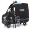 Bruder 02685 Mercedes-Benz Sprinter Police Special Forces with Police Figure view 2