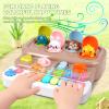 LESSETI Pop Up Music Toy with Piano Keyboard - Interactive Cause and Effect Animal Game for 1-3 Year Olds, STEM Learning Educational Baby Toy with Music & Lights for Toddlers 6-12 Months view 4