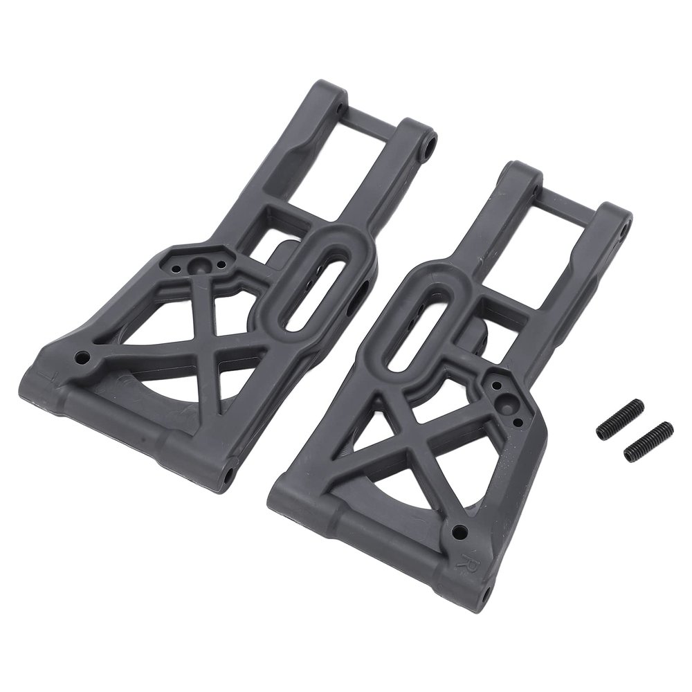 2PCS Front Lower Swing Arm for ZD Racing EX - 07 DBX - 07 1/7 RC Desert Car, Replacement Suspension Arm for 1/8 MT8 9021 9020 9116, Lightweight Durable Plastic with Screws