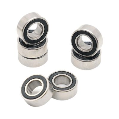 10PCS SMR105RS 5X10X4 mm Stainless Bearing Miniature RC Motor SMR105-2RS Ball Bearings SMR105 RS 2RS Black Seal
