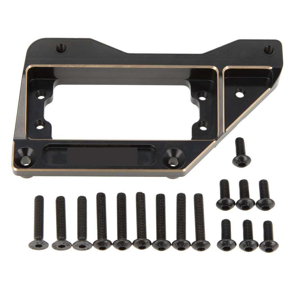 Brass Black Front Axle Servo Mounts for Axial SCX10 PRO Crawler confident