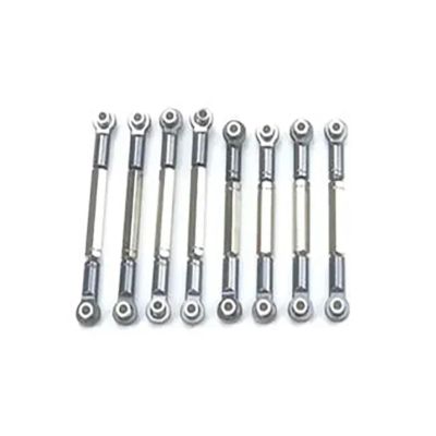 RC Models For WPL B1 B-1 B14 B-14 B24 B-24 C14 1/16 Metal Rod Pull Steering Servo Base RC Car Spare Parts Upgrade Accessory(Gray)
