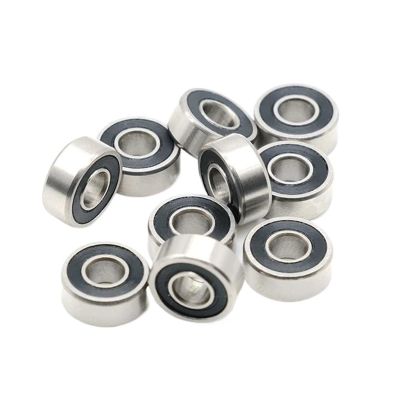 10PCS SMR104RS 4x10x4 mm Bearing Hobby Electric RC Car Truck SMR104 RS 2RS Stainless Steel Ball Bearings SMR104-2RS