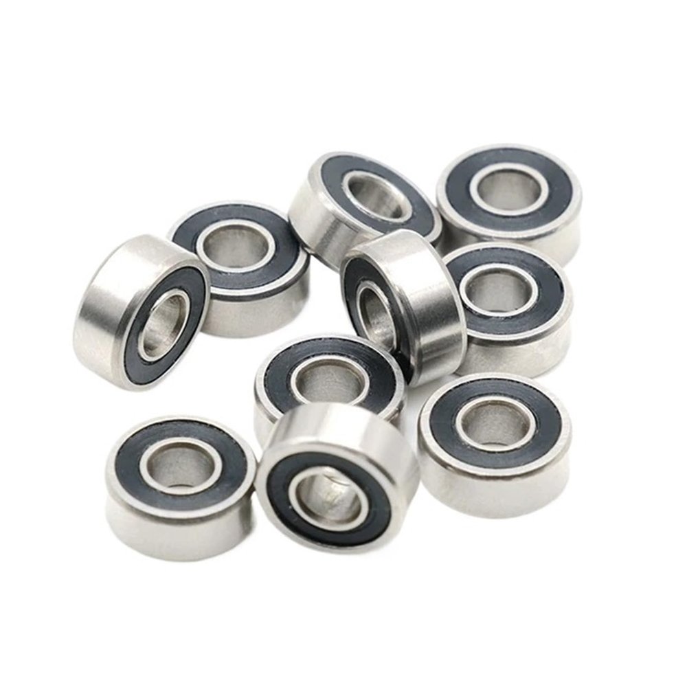 10PCS SMR104RS 4x10x4 mm Bearing Hobby Electric RC Car Truck SMR104 RS 2RS Stainless Steel Ball Bearings SMR104-2RS