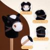 SZBAOLYZ 6-Piece Detachable Stick Horse, Hobby Horse Plush Toy, Kid-Safe Horse on a Stick for Party/Home/Store Decor & Play, Easy Assembly view 4