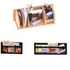 3PC 1/12 Dollhouse Miniature Wooden Bookshelf,The Tiny Display Shelf for Books and Magazines Ideal for Dollhouse Furniture Accessories Collectors view 1