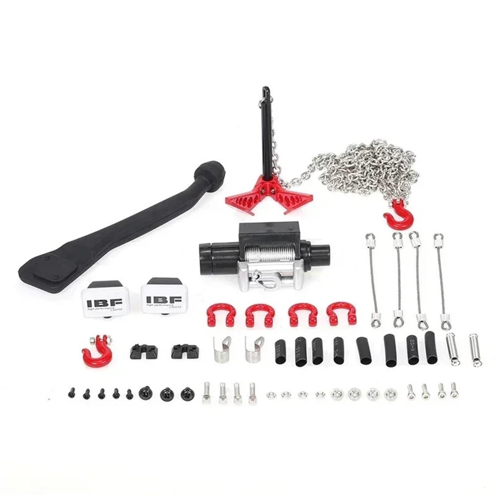 Rc Drift Cars Parts For Traxxas For HSP For Tamiya For Redcat For SCX10 Exhaust Pipe Shell Steel Chain Shackles Winch Lampshade Earth Anchor Rc Parts