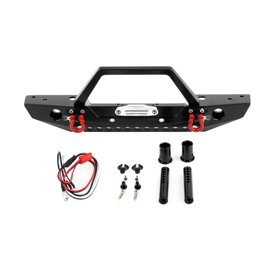 Rc Bumper Models For Traxxas For Trx4 For Trx6 For Axial For Scx10 II III Redcat Gen8 Gen9 1/10 RC Crawler Aluminum Front Bumper