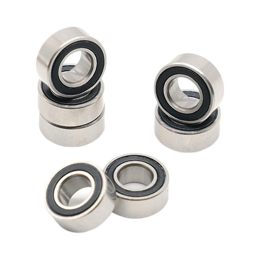 10PCS SMR105RS 5X10X4 mm Stainless Bearing Miniature RC Motor SMR105-2RS Ball Bearings SMR105 RS 2RS Black Seal