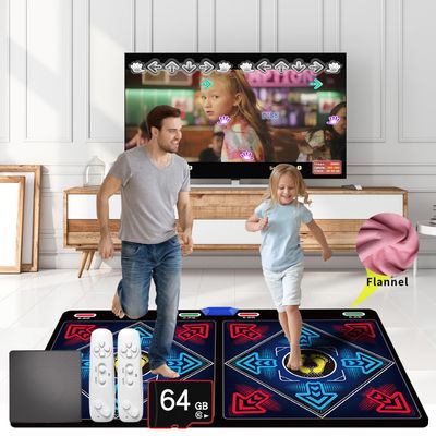 WuZhuangYuan Music Dance Mat for Kids & Adults,Fitness Dance Game Mat for TV Use,64GB Memory Card, 899 Games, 650 Songs & 75 Music Videos,Premium Soft Flannel Material,Home Exercise Gift for Children