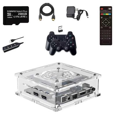 COYEUX Super Console, Retro Game Console, 256GB Built-in 50,000+ Games with 2 Wireless Controllers, Classic Mini Console, Compatible with PS1/PSP/MAME, Birthday Gifts Choice for Adults