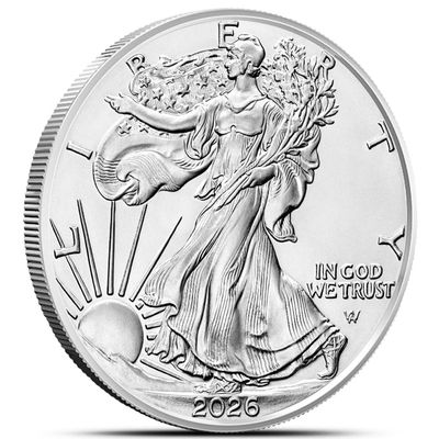 2026 American Silver Eagle $1 Brilliant Uncirculated