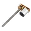 1024GA20 DC Gear Motor with M4 x 55mm Threaded Flip Shaft - 6V 60 RPM N20 Electronic Deceleration Motor Featuring Metal Gears and Pure Copper Wire Coil for Mechanical Arms and (12V 60RPM) view 1