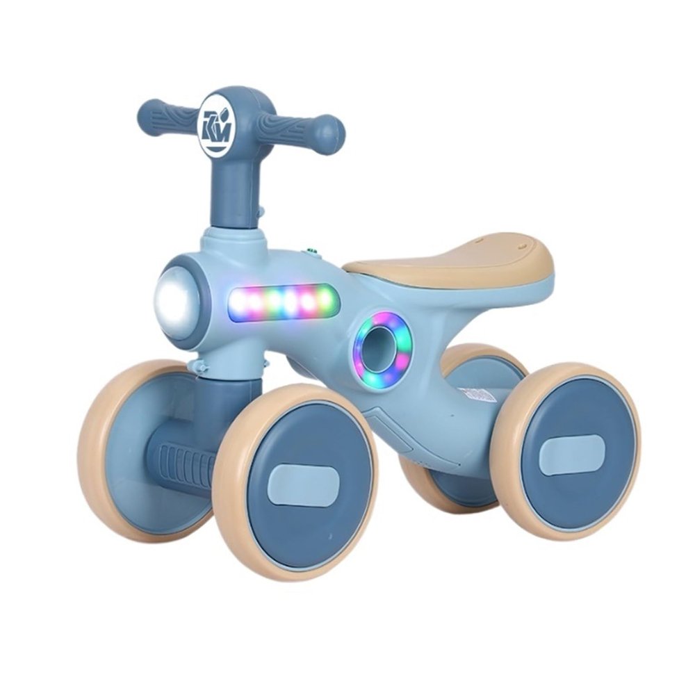 Wiggle Car Balance Bike Kids Ride on Toys No Pedal 4 Silence Wheels Wiggle Car Anti-Rollover, for Indoor Outdoor Twisting Cars(Blue)