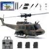 Actualia 1/48 RC Helicopter for Adults, C032 UH-1 Huey Remote Control Helicopters 3D Stunt Drone, 2.4G 6CH Gyro Stabilized Aircraft with Altitude Hold & Optical Flow view 1