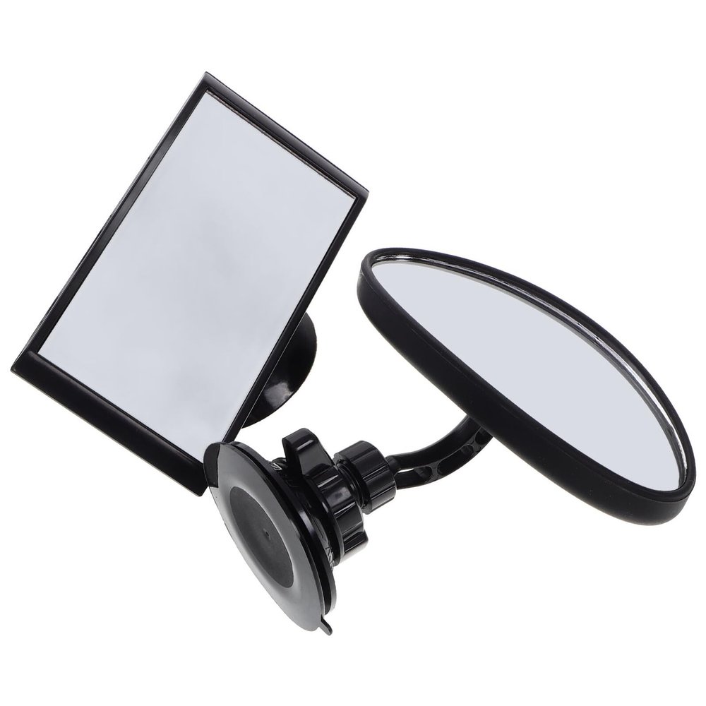 BAZEITFLOW Car Rearview Mirror for Backseat Adjustable 360 Rotating Safety Mirror with Suction Cup and Adhesive Mount and Newborns