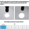 20W Fiber Optic Microscope Illuminator, Dual Gooseneck LED Lights, Colour Temperature 6000K, Adjustable Brightness/Aperture Size, for Stereo Zoom Microscopio, PCB Repair view 3