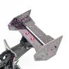 Rear Wing for Arrma 6S 1/8 Typhon,0.12" Carbon Fiber with Forged Purple Flake Pattern,ARA480046 view 1
