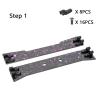 Rear Wing for Arrma 6S 1/8 Typhon,0.12" Carbon Fiber with Forged Purple Flake Pattern,ARA480046 view 4