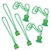 Abaodam St Patrick's Day Bead Pendant Necklaces for Women, Green Party Accessories with Shamrock Cup and Hat Charms, 6pcs Set for Celebration Dress-up view 1