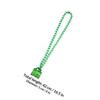 Abaodam St Patrick's Day Bead Pendant Necklaces for Women, Green Party Accessories with Shamrock Cup and Hat Charms, 6pcs Set for Celebration Dress-up view 2