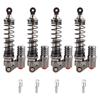 4 Pcs CNC Aluminum Shock Absorber for Axial SCX10 D90 RC Crawler Car, Double Spring Design, Anodized Metal Suspension with 25mm Travel Length for Off - Road RC Vehicles view 1
