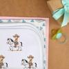 Azeeda 'Cowboy Kid on Horse' Baby Burp/Wash Cloth (BC00038386) view 3
