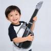 Alomejor Kids Smart Foldable Stringless Guitar Toy with Auto Tone Adjustment for Beginners, Ideal for Young Musicians, Portable Musical Instrument for Toddler Playtime (Black) view 3