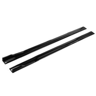 8pcs 22m Car Side Skirt Extension Splitter Winglet Side Wing Bumper Compatible with A3 S-line / S3 2017-2019