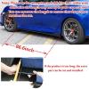 8pcs 22m Car Side Skirt Extension Splitter Winglet Side Wing Bumper Compatible with A3 S-line / S3 2017-2019 view 3
