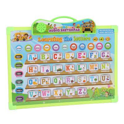 Alomejor Talking ABC Wall Chart with Smart Touch Reading Technology, Multimodal English Learning Machine for Children, Portable Education Tool for Bilingual Development at Home