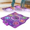 Wisoqu Dance Mat, Wireless Electronic Dance Pad with 6 Light Up Buttons and 6 Game Modes, for Kids Ages 3 to 12 Birthday Gift view 2