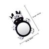 Abaodam Car Mirror Rear Facing Backseat Safety Mirror Black White Reflective Design for Car Seat and Stroller Observation view 2