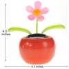A and E Imports - Electronic Solar Flower Novelty Toy (Pink) view 4