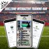 SkillZone Soccer Training Mat Soccer Dribbling & Footwork Trainer with SkillZone Interactive Training Hub | Soccer Skills & Ball Control Practice for Kids & Teens | Indoor & Outdoor Agility & Coordination Training System (Limited Edition World Cup view 2