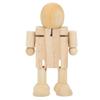 GLOGLOW Nan Mobile Phone, Articulated Wooden Figure for Kids and Adults Daily Decoration view 3