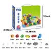 KlickRail Electric Train Set - 123pcs Complete 3D Magnetic Gravity-Defying Building System with Multiple Trains and Advanced Track Components Electric Train Set for Kids Ages 4-8 (123PCS2 Cars) view 2