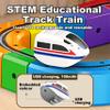 KlickRail Electric Train Set - 123pcs Complete 3D Magnetic Gravity-Defying Building System with Multiple Trains and Advanced Track Components Electric Train Set for Kids Ages 4-8 (123PCS2 Cars) view 4